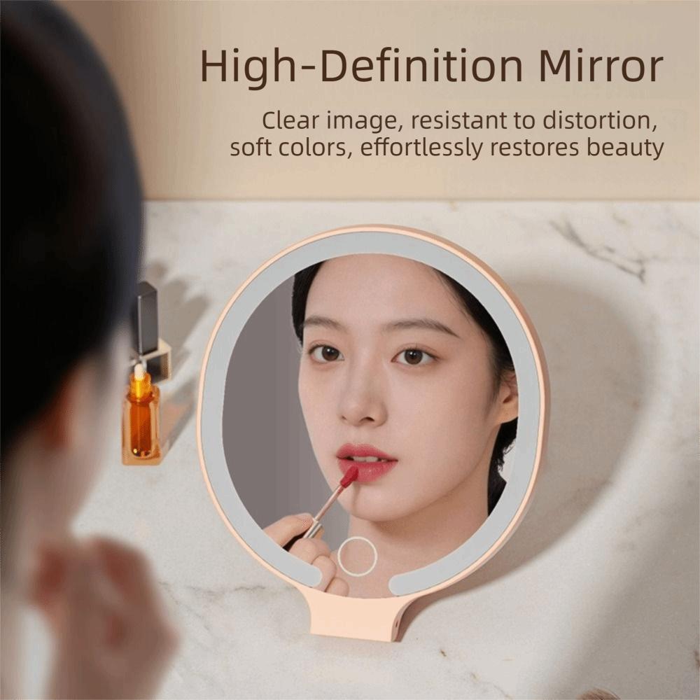 3 Color Dimmable Lights LED Makeup Mirror  Cosmetic Mirror with Fill Light  Home Use