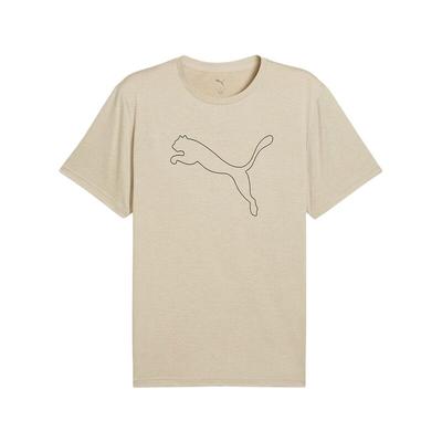 Ss25 Brand Logo Round Neck Drop Shoulder Short Sleeve T-Shirt Men Tops Beige 527343-68