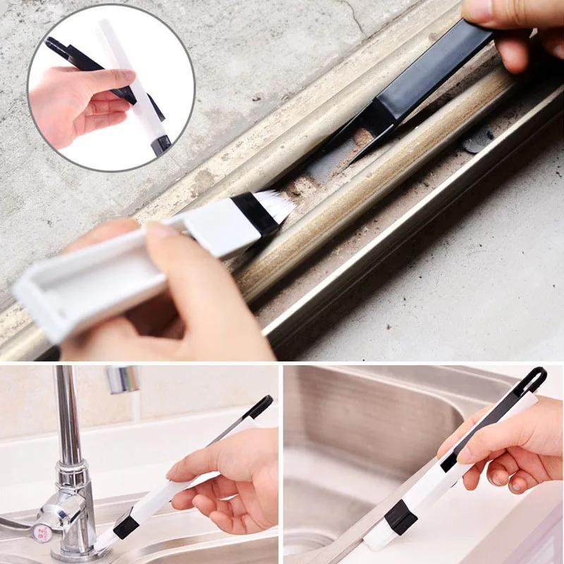 Multipurpose Cleaning Brush Window Door Keyboard Dust Cleaner Dustpan 2 In 1 Tool Home Mini Dust Removal Broom