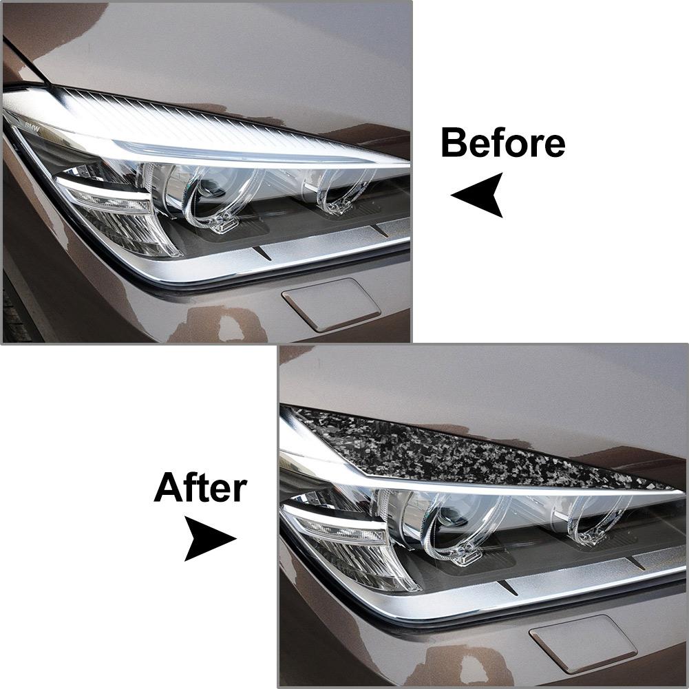 

E84 2009-2015 Car Headlight Eyebrow Trim Eyelid Cover Decorative For BMW E84 X1 2009 2010 2011 2012 2013 2015 Exterior Parts