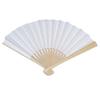 Ceremony White Bamboo Plain Folding Fan [Tea Utensils/Folding Fan] 6-inch