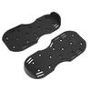 Gazonluchter Schoenen Plastic Zinklegering Gespen Gazon Spike Schoenen Tuin Accessoires met Verstelbare Riemen Zwart