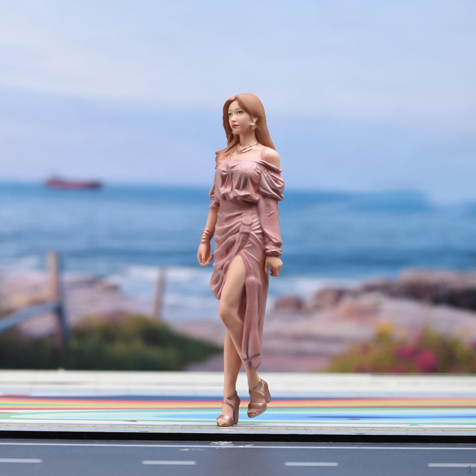 1/24 Scale Miniature Figure Scene Figurine Collections Ornament Painted Decoration Micro