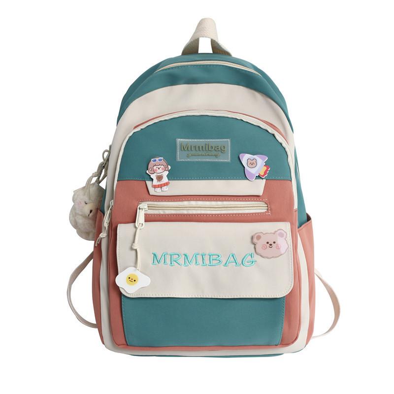 Schoolbag schoolbag for female junior high school students Large capacity Harajuku ins Japanese backpack for college students Simple high