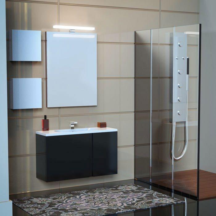 Applique murale - kalb material für möbel - ka210065 - verre acrylique satiné - led - ip44