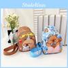 Capybara Children Preschool Nylon Crossbody Bag Animal Pattern Design Everyday