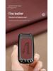 Jaguar XFL/XEL/XJL/F-Pace/F-Type Key Case with Buckle - Premium Car Key Remote Holder