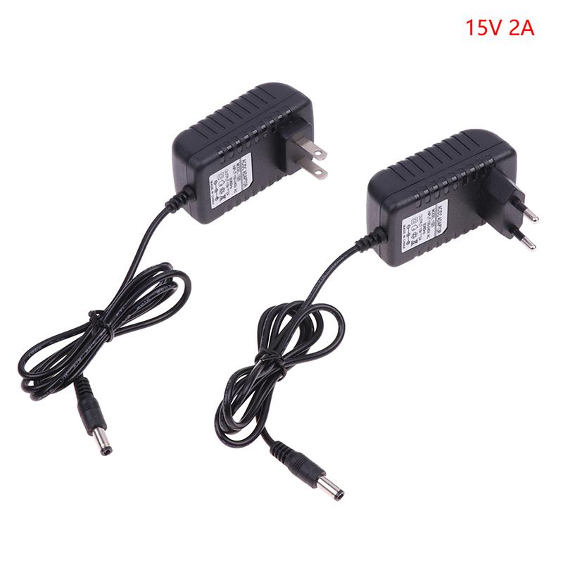 15V2A Ac 100V-240V Converter Adapter Dc 15V 2A 2000Ma Power Supply Eu Us Plug 5.5Mm X 2.1-2.5Mm