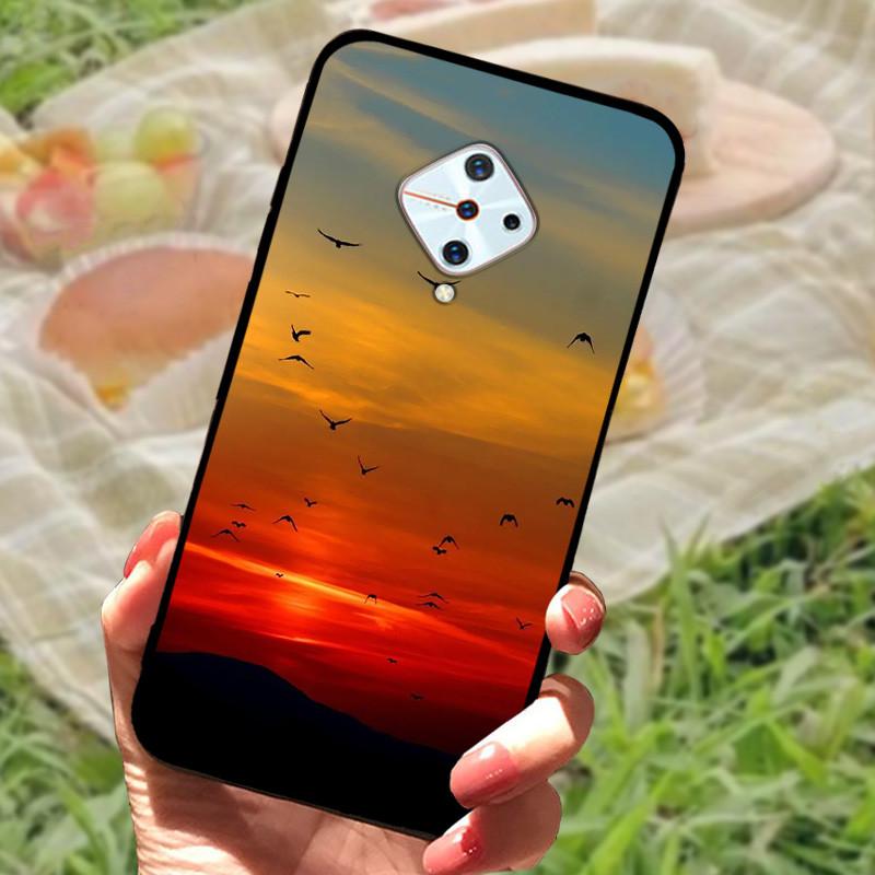 For Vivo V17 Russia Case Vivo 1920 TPU Soft Silicone Marble Phone Case For Vivo S1 Pro Fundas V1945A V1945T Cover Coque Shells
