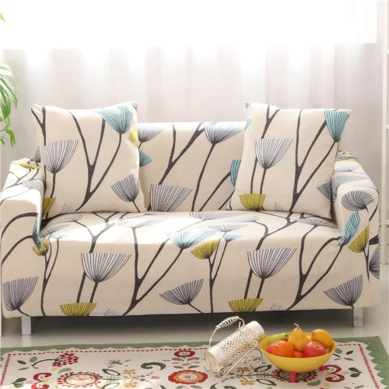 1PC Elastic Sofa Covers for Living Room Universal Spandex Case Stretch Chair Cover Non-slip Couch Slipcovers 1/2/3/4 Seater