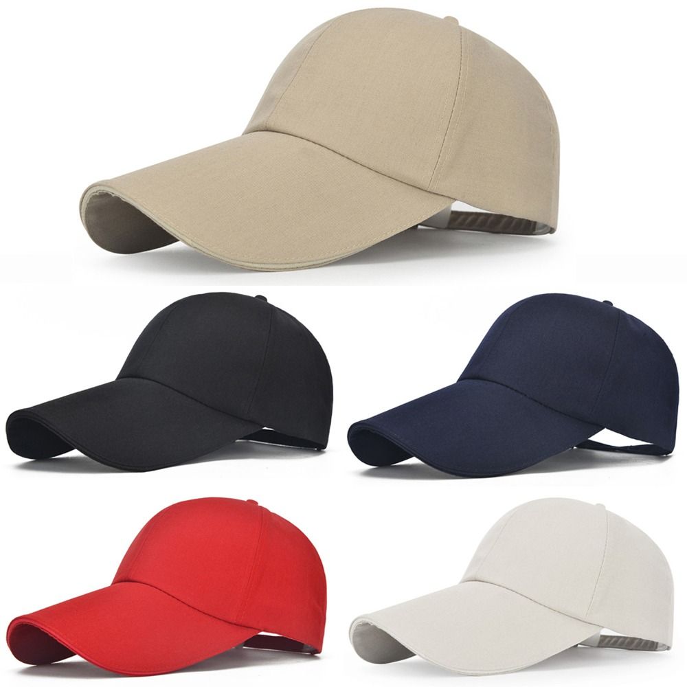 

Men And Women Outdoor Spring Summer Baseball Cap Dad Hat Solid Color Sun Hat