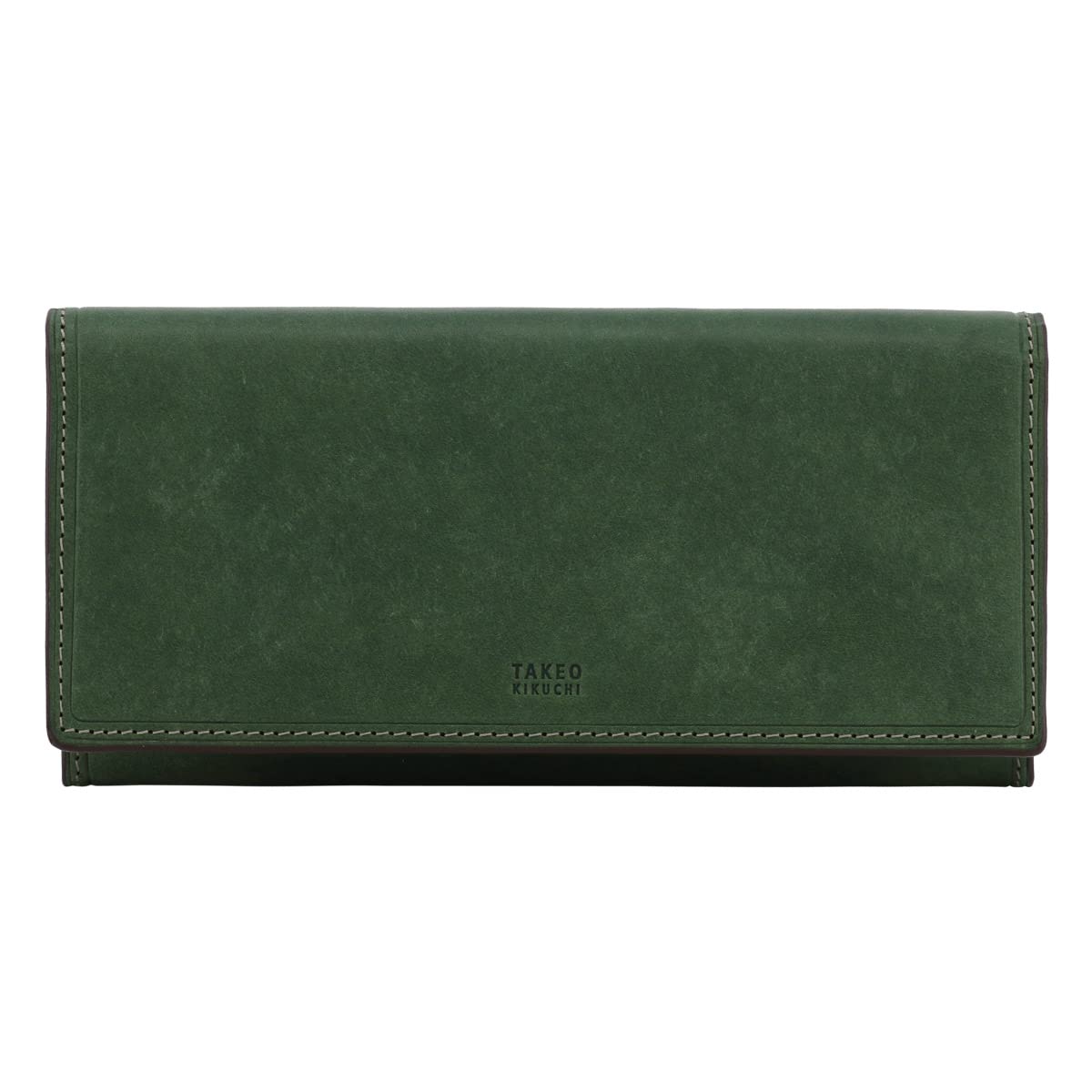 

Takeo Kikuchi Men s Margo II Long Wallet with Genuine Leather Cover, 780615, Cowhide Leather, Green [05]