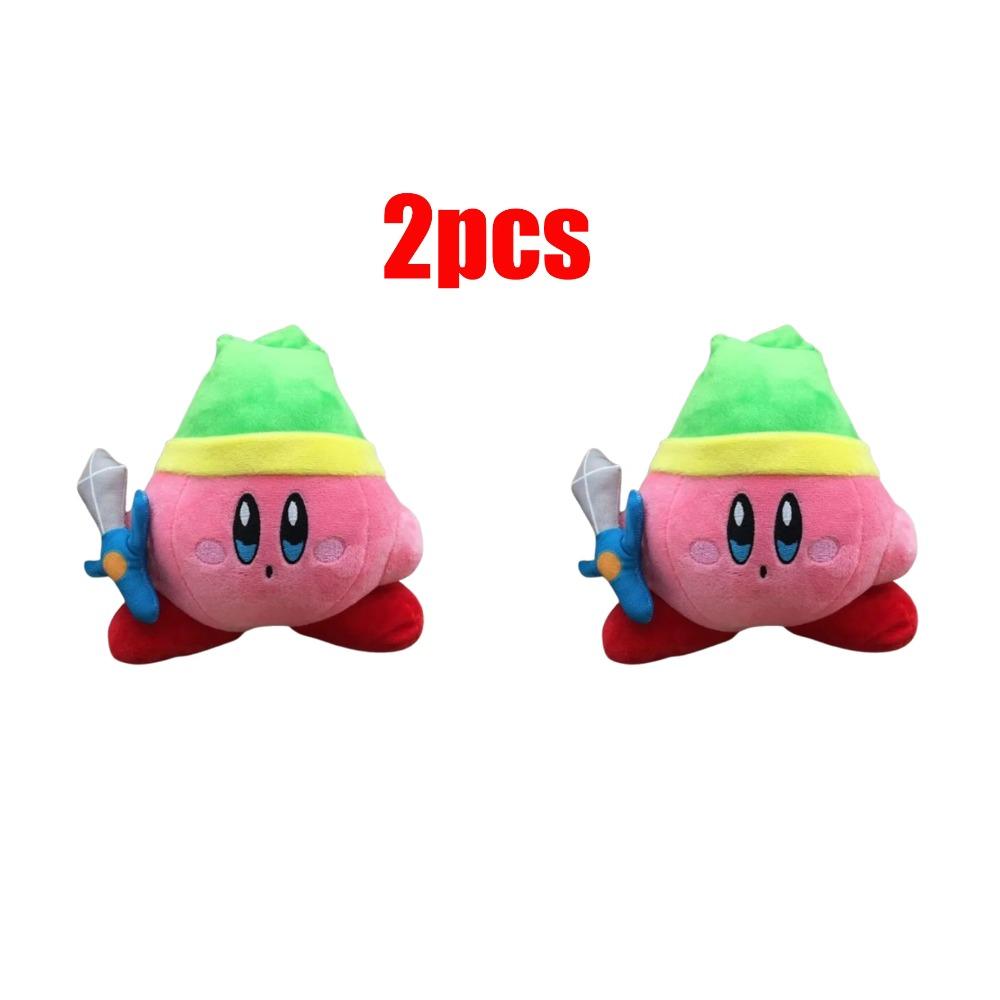 Anime Kirby Λούτρινα Παιχνίδια Kawaii Cute Pink Peluche Cartoon Μαλακή γεμιστή κούκλα ζώων Χνουδωτό μαξιλάρι Διακόσμηση δωματίου στο σπίτι Δώρο γενεθλίων Παιδί