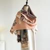 Chinese Style Art Imitation Cashmere Women Warm Scarf Autumn Winter Versatile Fashion Shawl