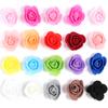 50pcs PE Foam Rose Head 3.5-4.5cm Artificial Flower For DIY Wedding Birthday Party Rose Bear Valentine's Day Gifts Garland Decor
