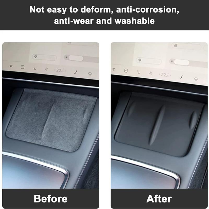 Podkładka ładująca bezprzewodowa do Tesla Model 3 Y i Highland 2024 2023 2022 Akcesoria Organizer konsoli środkowej Stacja ładowania Maty