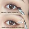 GECOMO Angled Sickle Eyeliner and Eyebrow Brush for Lower Eyelid Crease