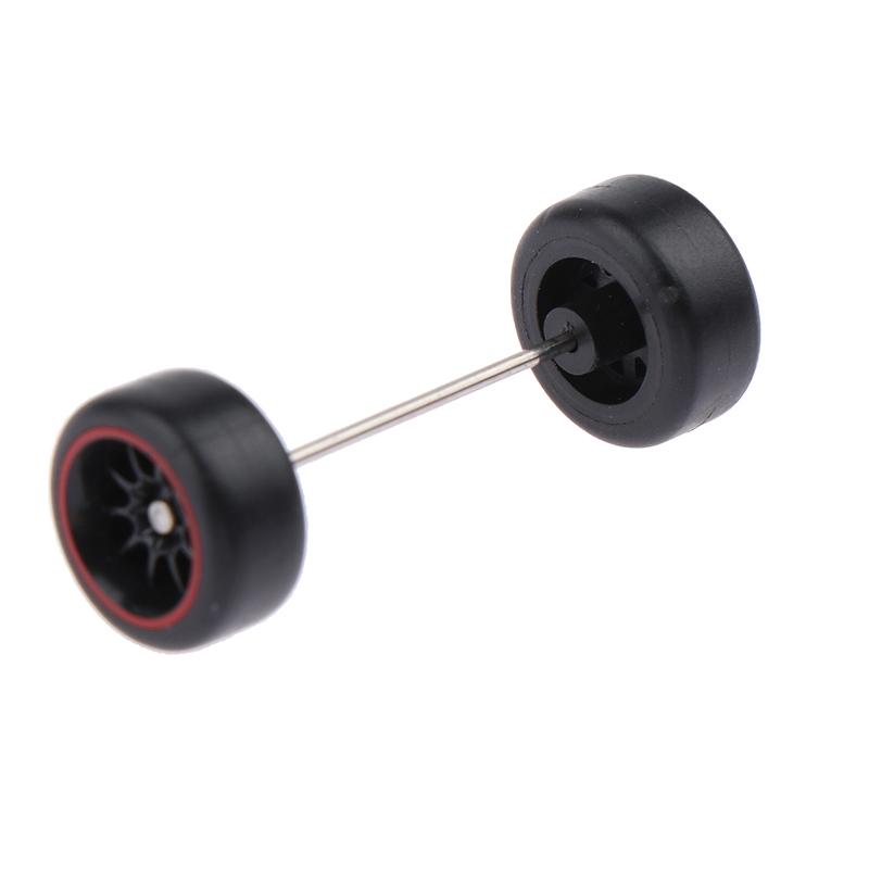 Yenilikçi Abs Temel Modifiye Parçalar Araç Oyuncak Hotwheels Tomica Mini Gt İçin 1 Set 1/64 Model Araba Lastikleri Kauçuk Lastikli