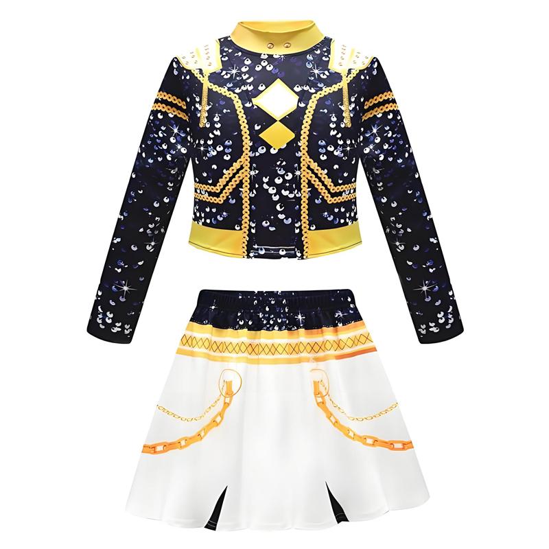 

Костюм для косплея K-pop для девочек Зои Детский нарядный костюм K-pop Охотники на демонов Руми Костюм Идола Миры Косплей Хэллоуин Карнавальная одежда 160 size