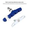 Mountain Bike V Brake Pads Temperature Resistant Stainless Steel Rubber 1 Pair Universal for All  Riding Scenarios