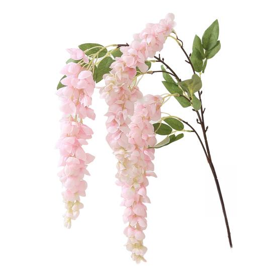 5 Forks Simulated Flower Garland Bright Color Realistic Vines Realistic Wisteria Garland Wedding Bouquet Party Decor