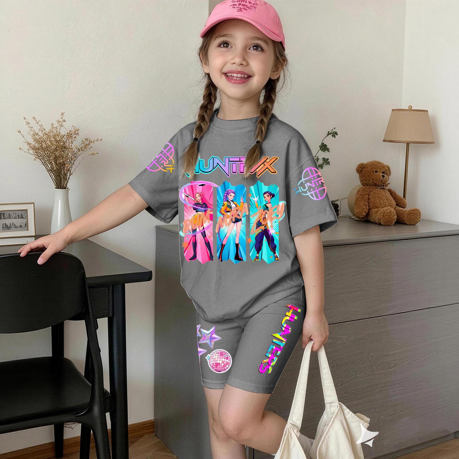 

Infant Newborn Baby Girls Boys Loose T-shirt+Pants Print Outfits Set 110