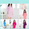 Girls Satin Silk Bathrobe Pajamas Soft And Comfy