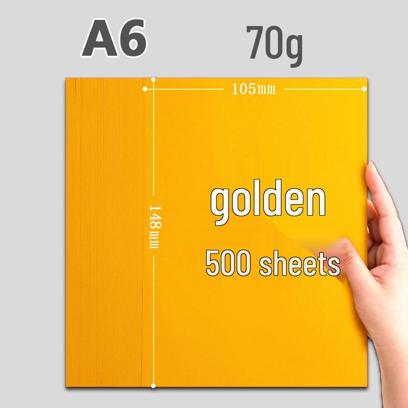 Colored Craft and Drawing Paper for Children - A6 Size, Ideal for Kindergarten Projects and DIY Art