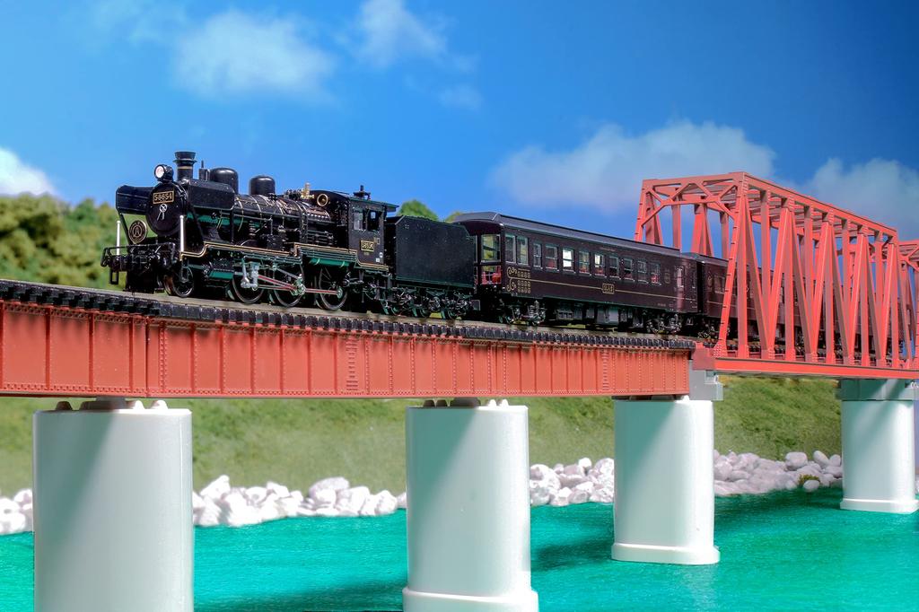 KATO N gauge series set Railway model passenger car 58654+50 "SL Hitoyoshi" 4-car 10-1727
