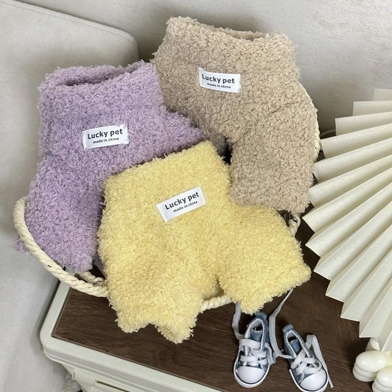 Herbst Haustier Fleece Teddy Bichon Kleiner Hund Katze Yorkshire Pomeranian Pudel Hundekleidung Herbst