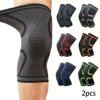 Professionelle Sport-Knieschoner für Erwachsene Kompressions-Stützmanschetten zum Laufen, Basketball und Radfahren