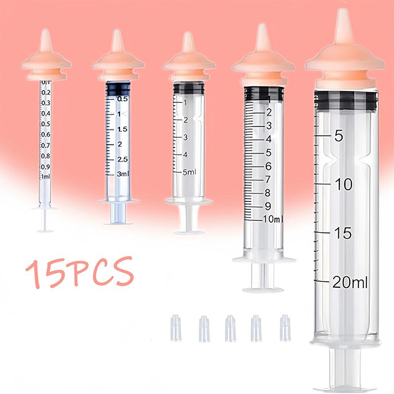 Pet Feeding Nipple Set, Suitable for Kittens and Puppies, Small Animals, Pets and Wild Animals Silicone Feeding Nipples