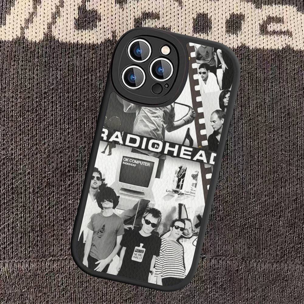 

Fashion Design Radiohead Phone Case Hard Leather For iPhone 16 15 14 13 12 Mini 11 14 Pro Max Xs X Xr 7 8 Plus Fundas iphone 11