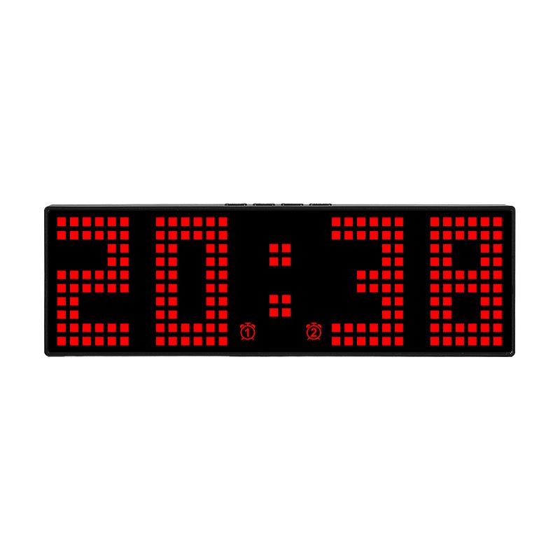

Creative RGB Clock New Alarm Clock Stand Hanging Dual-purpose Clock Simple Digital Clock LED Colorful Clock