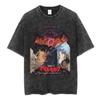 Japansk Anime Berserk Guts Vintage Vasket T-skjorte Griffith Sverdmann Gatsu Offer Zodd T-skjorter Unisex Bomull Casual T-skjorte
