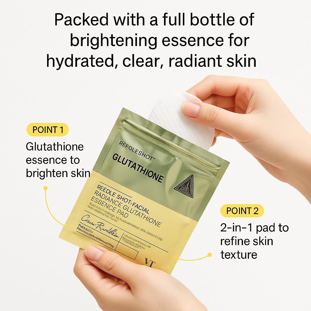 VT Reedle Shot Gesichtsausstrahlung Glutathion Essenz Pad