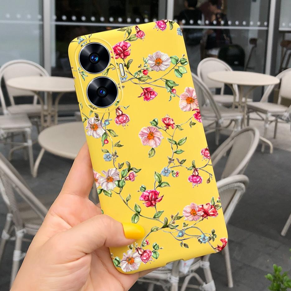 For Realme C55 Case 2023 New Fashion Cartoon Cover Soft Silicone Shockproof Phone Case For Realme C55 C 55 RealmeC55 Bags Bumper