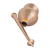 Brass Bottle for Gangajal and Perfume Gulab Pash Sprinklers Gangajal Spray Bottle for Pooja (Gold)