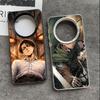 A-Attack On T-Titan Levi Mjukt Telefonfodral för Samsung Galaxy S24 S25 FE S26 Edge S23 Ultra S22 Plus S21 + Stötsäkert Fodral Baksida S