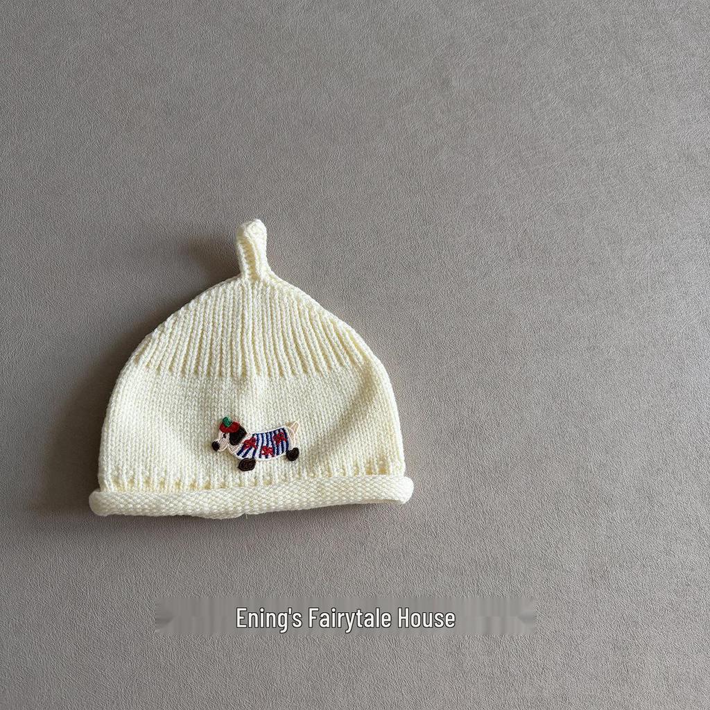 Adorable Infant & Toddler Wool Hat - New Autumn/Winter Style for Boys & Girls, Pacifier-Friendly, Warm, Perfect for Small Month Olds