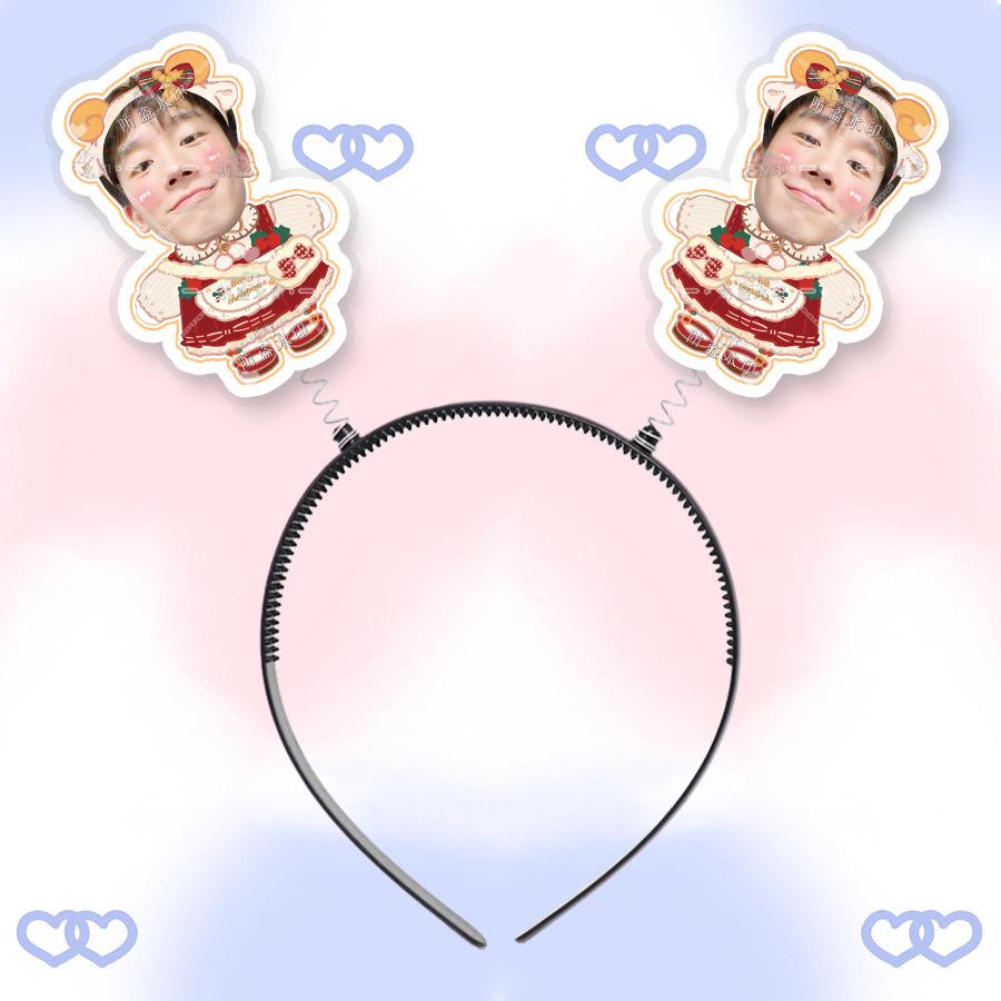 Wang Buran 3D Spring Headband  Hair Clip with Picture - Concert Merchandise Support