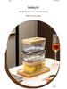 Transparent Glass Butter Dish with Lid & Spreader - Cheese Fresh-Keeping Box for Home Use