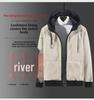 Men's Fleece Hooded Cardigan & Sweater Suit - Warm Casual Wear for Autumn/Winter