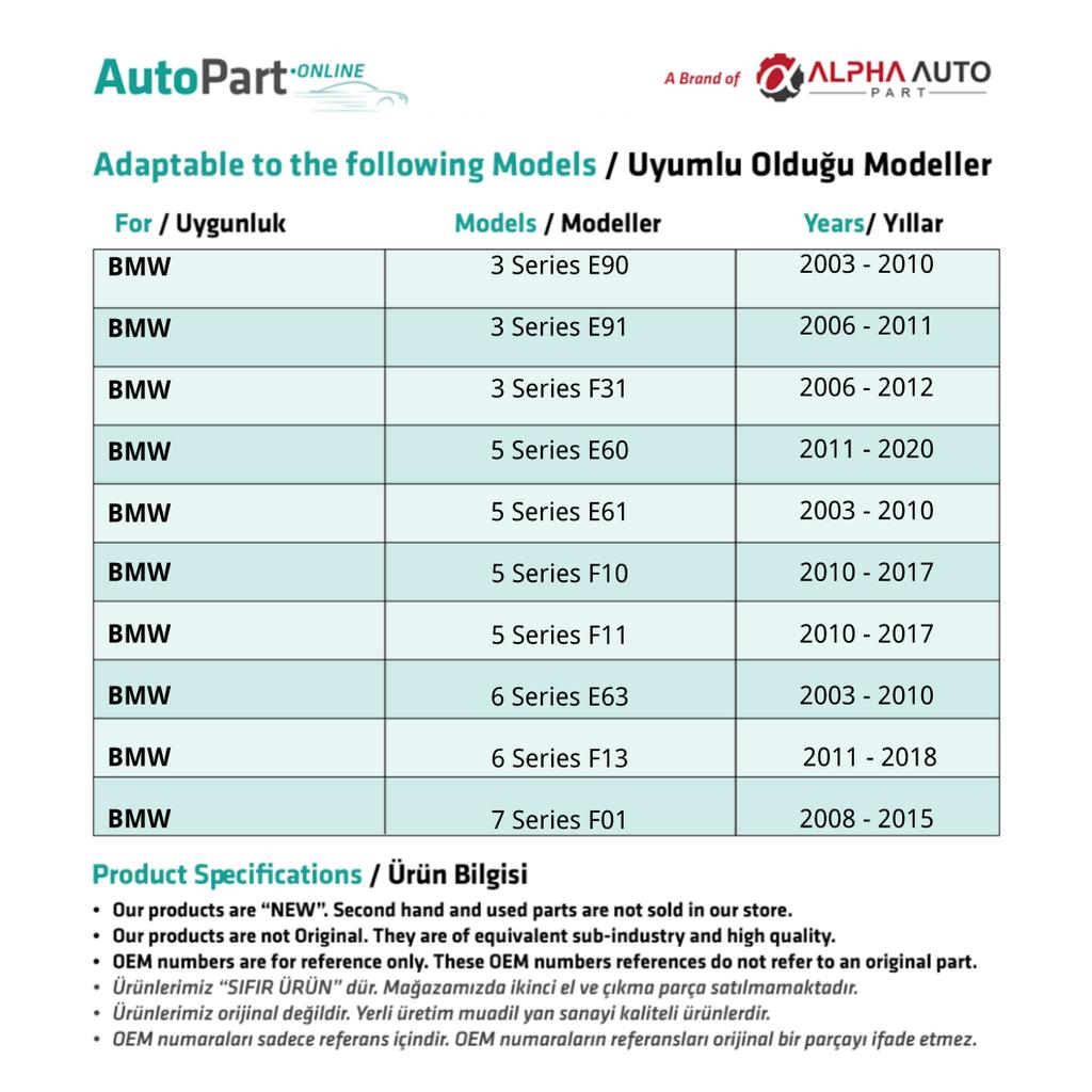 2PCS. Rear Curtain Repair Plastic Part Clip For BMW 3 Series E90 E91