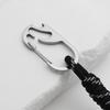 Stainless Steel Quick Release Snap Hook Keychain with Bottle Opener