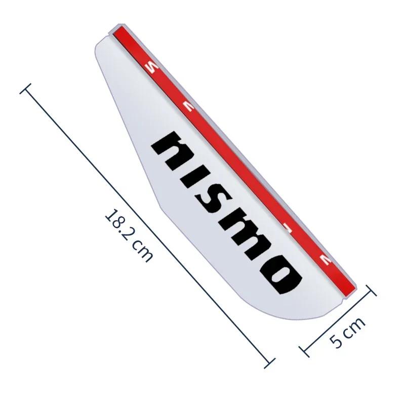 2 STuks Auto Achteruitkijkspiegel Regenwenkbrauw Regenkap Voor Nissan Nismo Note Armada Pulsar Pathfinder X-Trail Qashqai Auto Accessoires