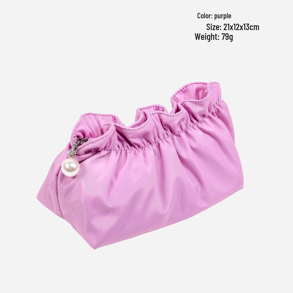 Travel Cosmetic Bag: High-Value, Pleated, Waterproof, Multi-Color, Portable Toiletry Storage