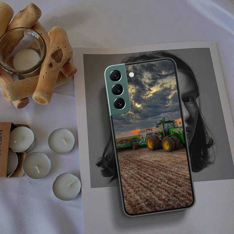 Farm Machinery Harvesters Phone Case For Samsung Galaxy S22 S25 Ultra S21 S10 Plus S26 Edge S20 S23 S24 FE Cover Silicone So