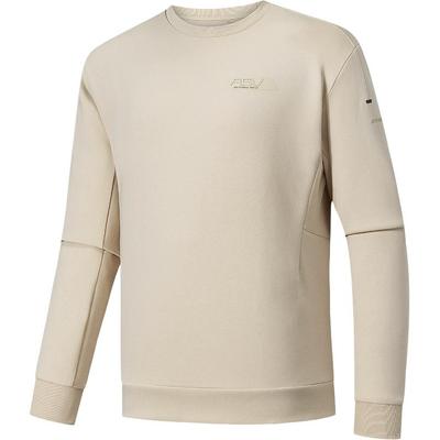 Anta Champion Travel Series Comfortable Simple Round Neck Pullover Loose Letter Fashion Sweatshirt Men Sweatshirt 152540711-4