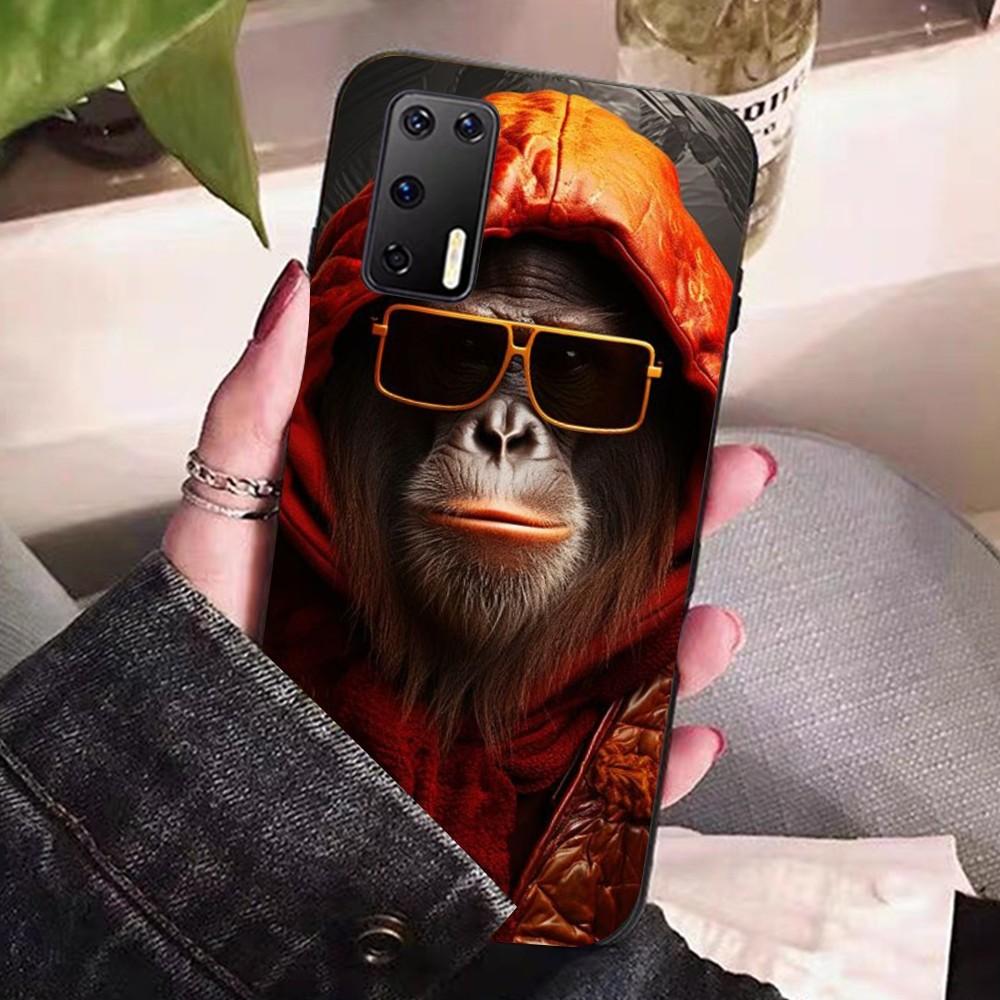COOL Monkey Gorilla Ape Phone Case For Huawei P 8 9 10 20 30 40 50 Pro Lite Psmart Honor 10 Lite 70 Mate 20lite